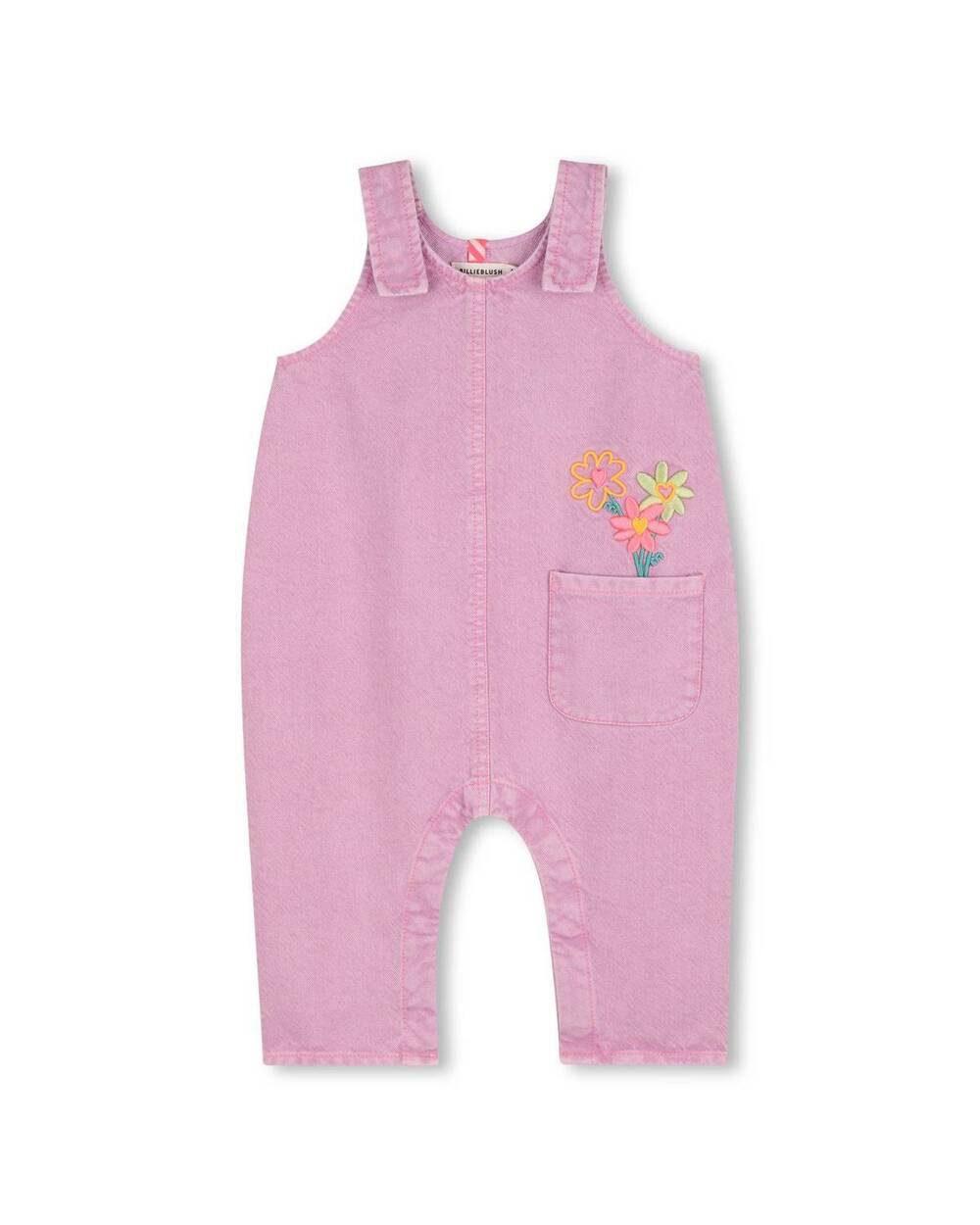 NEW BILLIEBLUSH infant embroidered overall in pink